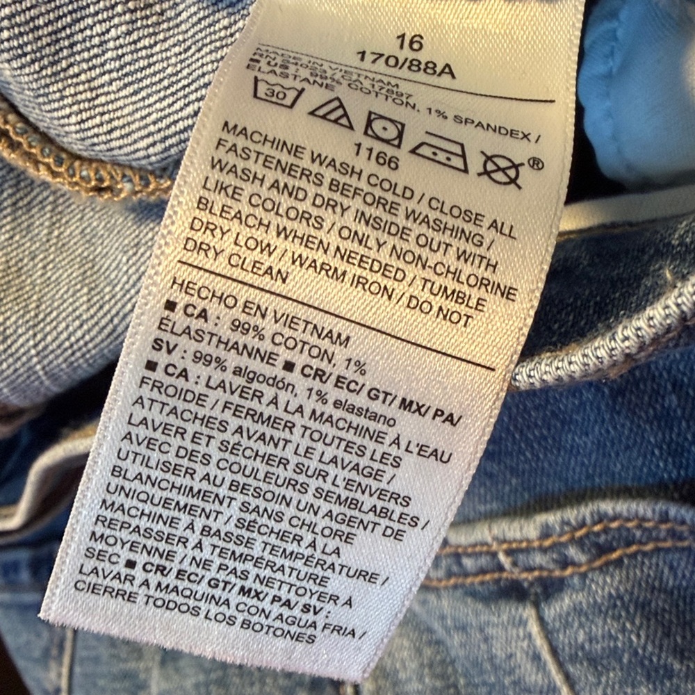 Old Navy Women's High Rise Barrel Leg Ankle Jeans Size 16 NEW - Picture 8 of 8